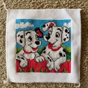 Dalmatian Cross Stitch Art